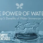 power of water - benefits of water immersion