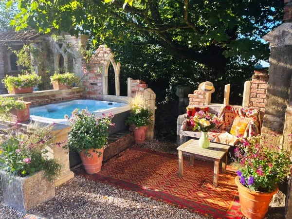 Outdoor Hot Tub Installation